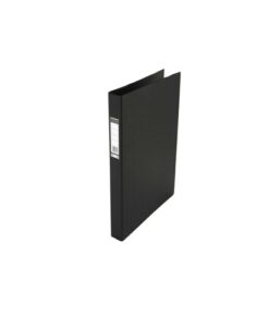 Black Fiber D-Ring Folder