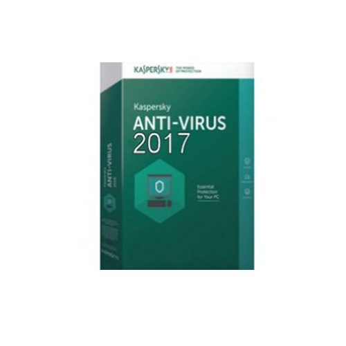 Kaspersky Anti-Virus 2017 Retail Pack 2Pcs with DVD