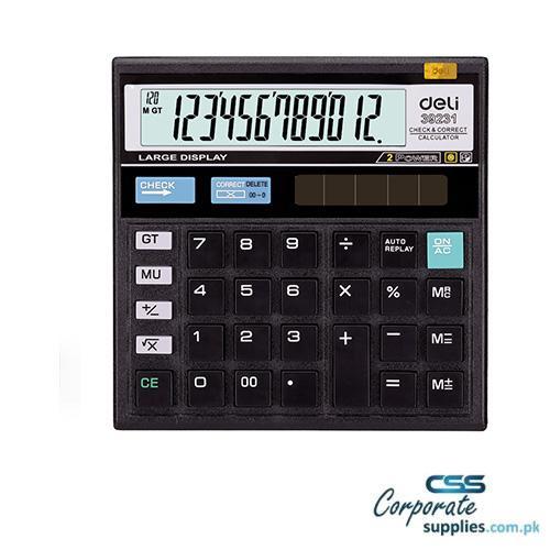 Deli 120-Check Calculator 12-DIGIT (E39231)