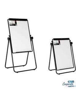 Deli White Board Magnetic With Flip Chart (7892)