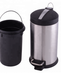 Steel Dustbin With Paddle 8L